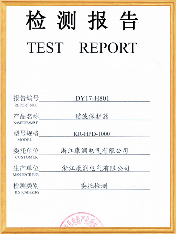 檢測(cè)報(bào)告